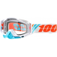 Óculos 100% racecraft calculus ice lente transparente