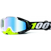 Óculos 100% racecraft emrata lente espelhada azul