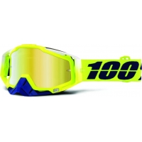 Óculos 100% racecraft tanaka lente espelhada dourada