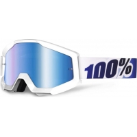 Óculos 100% strata ice age lente espelhada azul