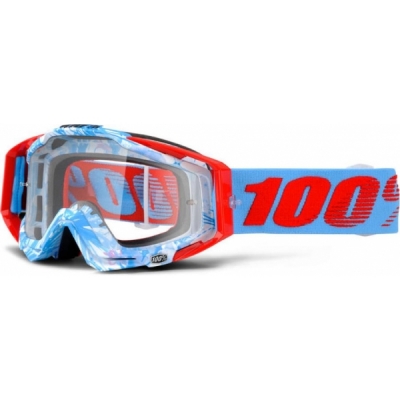 Óculos 100% racecraft bobora lente transparente
