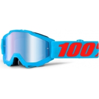 Óculos 100% accuri junior acidulous cyan lente espelhada azul