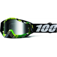 Óculos 100% racecraft bootcamp lente espelhada prata