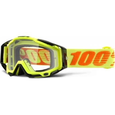Óculos 100% racecraft neon attack lente transparente